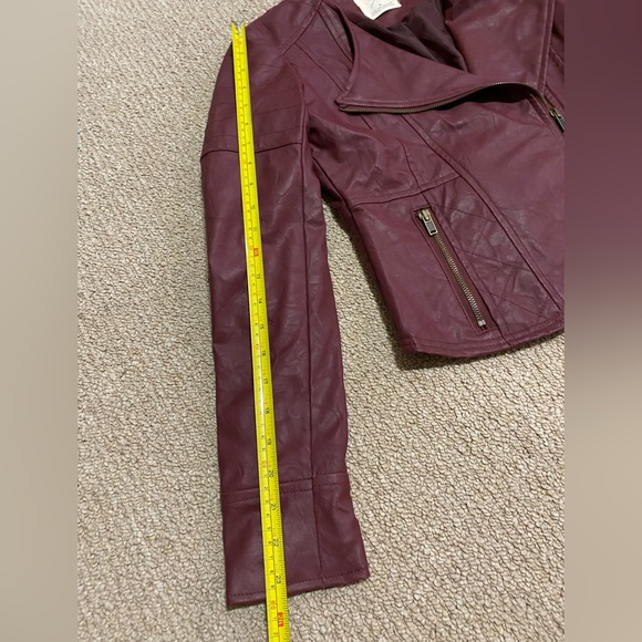 UO Pins and Needles Faux Leather Jacket Size small - Picture 8 of 9